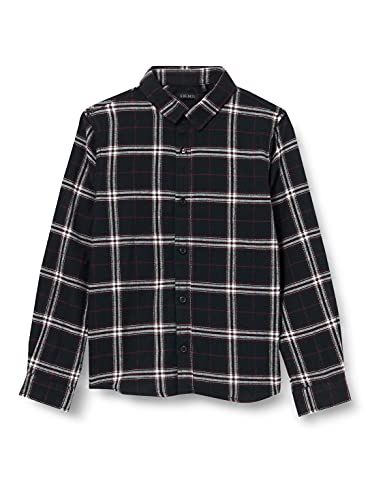 IKKS Shirt zwart geruit jongens