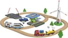PLAYTIVE Houten Treinbaan - Hernieuwbare Energie - 3+ Jaar