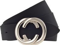 Vanzetti Riem Leer Dames 105 cm Black