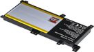 T6 Power Batterie pour Asus X556U, F556U, A556U, K556U, R519U, R558U, 4500mAh, 34Wh, 2 cellules, Li-polymère