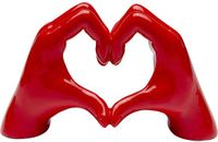 Kare Design Woonaccessoires handen hart rood 20cm