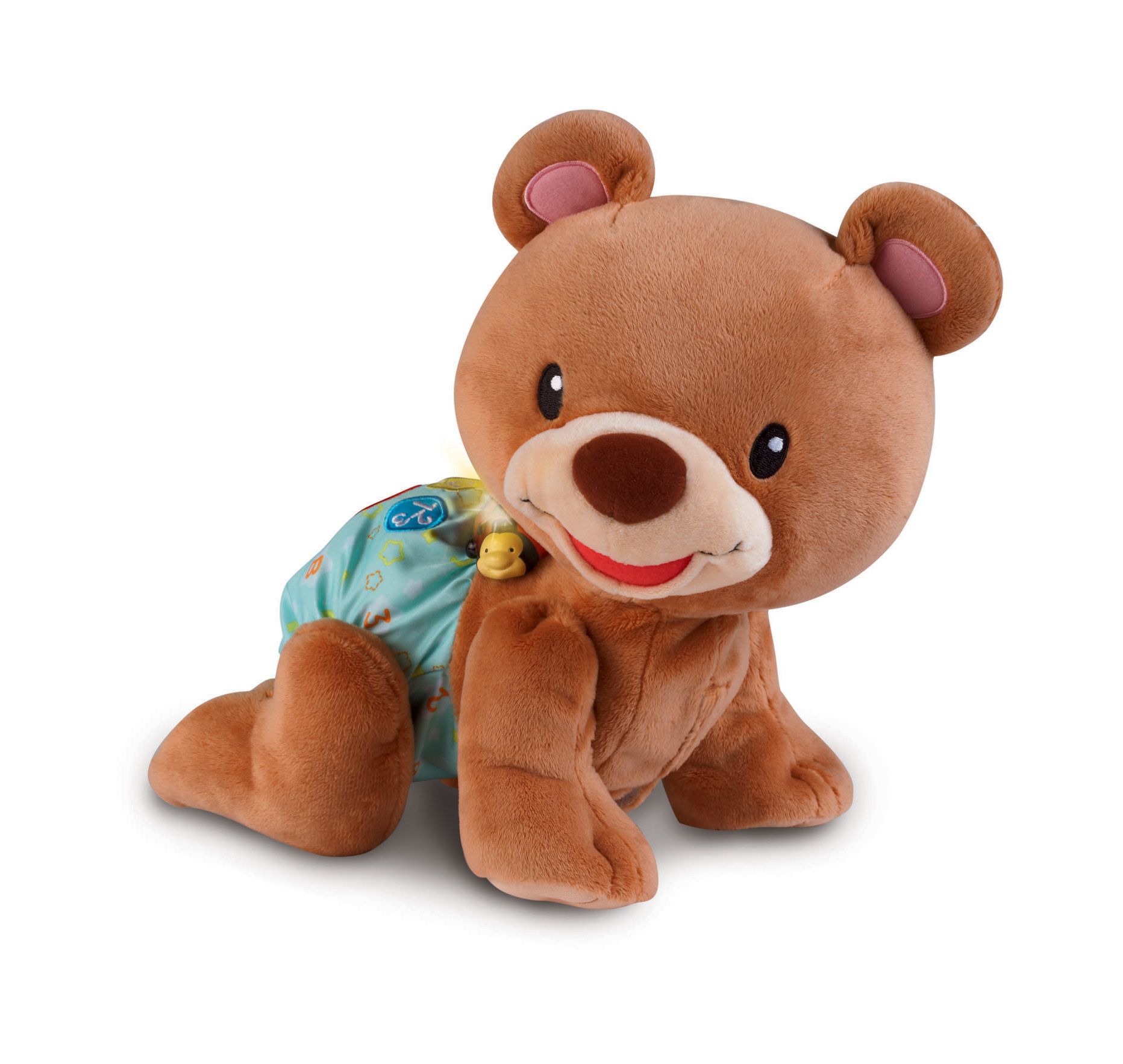 VTech Baby Kruip & Leer Babybeer - Interactieve Pluche Beer - 9-36 Maanden