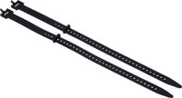 BBB Cycling CargoStraps - Sterke Bikepacking Straps 50 CM - Zwart