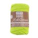 GLOREX 5 1007 34 Macramékoord 3 mm, 250 g, neongeel, lengte 63 m, gedraaid, textielgaren van 60% katoen, 40% viscose, voor haken, breien, knopen en textieldesign