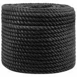 vidaXL Jute Touw 120 mm 25 m Zwart