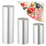 3 Bol 3 stuks, transparant, gebak, 8 cm/10 cm/15 cm x 10 m, acetaatfolie, herbruikbaar, beschermfolie voor taartranden, voor gebak, chocoladeschuim, taartdecoratie