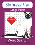 Siamese Cat Word Search Puzzle Book