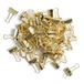 U Brands Kleine bindmiddelclips, metallic goud, kantoororganisatiebenodigdheden, 19 mm, 72 stuks