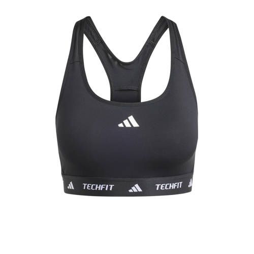 adidas Performance Level 3 Sport-BH - Zwart