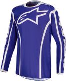 Alpinestars Fluid Apex V2 Motocross-trui Blauw/wit M