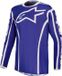 Alpinestars Fluid Apex V2 Motocross-trui Blauw/wit M