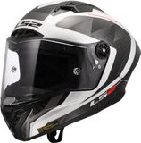 LS2 FF805 Thunder GP Aero Raute Wit Grijs 06 Integraalhelm - Helm
