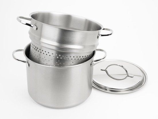 Demeyere Pastaset - 2-delig - Ø 24 cm - RVS - 7L - Met Deksel