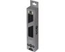 Anna's Collection LED dinerkaars flame effect rustiek 23 cm zwart 2 stuks