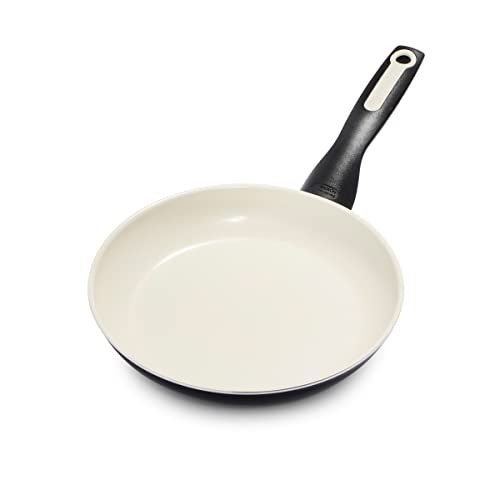 Greenpan Rio Koekenpan met Keramische Antiaanbaklaag - 18 cm, Zwart