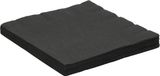 Merkloos Wegwerp Servetten - 33x33 cm - Zwart - 20 stuks
