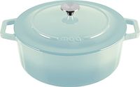 MOA Fonte Braadpan - 7,2L Stoofpot - Bleu Clair
