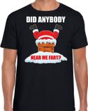 Bellatio Decorations Shoppartners Bv Fun Kerstshirt / Kerst t-shirt Did anybody hear my fart zwart voor heren - Kerstkleding / Christmas outfit XL