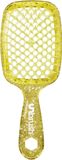 UNbrush Detangling Hair Brush Glitter - Amber Yellow