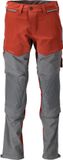 Mascot Pantalon avec poches genoux 22279-605 - rouge automne/gris pierre - C52