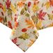 Elrene Gedrukt stoffen tafelkleed voor herfst/oogst/Thanksgiving, polyester, herfstbladeren, 132 x 177 cm rechthoek