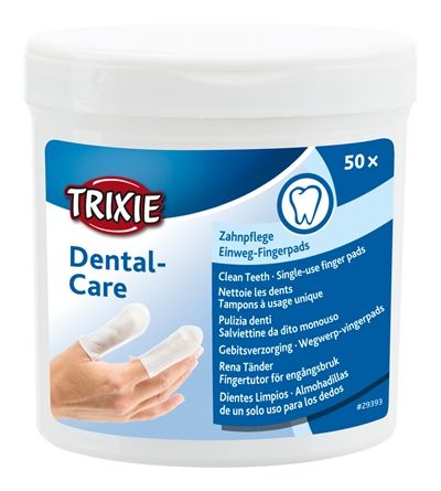 TRIXIE dentalcare vingerpads - 50 stuks