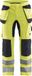 Blåkläder Multinorm werkbroek Inherent met stretch 1587-1512 - High Vis Geel/Marineblauw - D104