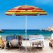 Sandos Pasken Parasol multicolore rond polyester acier 160 cm