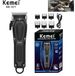 KM-1071 Tondeuse - Tondeuse professionnelle - Rechargeable via USB/Type-C - Sans fil - Avec 3-4 accessoires - Lame en Inox - 90 minutes d'autonomie
