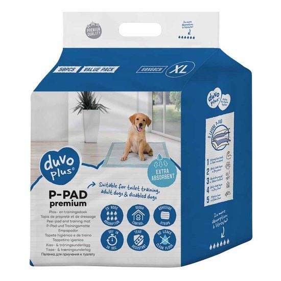 Duvo+ P-Pad premium XL - 60x60cm 50 Stuks