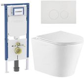 Geberit QeramiQ Dely Toiletset - Mat Wit