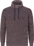 Jan Vanderstorm heren Trui - 80/82 - donkerrood - Plus Size