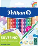 Pelikan Kleurpotloden Silverino - Driehoekig 3,0 mm - 24 Kleuren