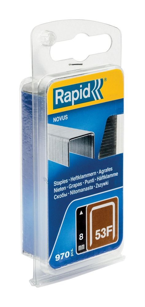 Rapid 5000556 nietjes, 53F, 8 mm, 970 stuks