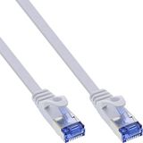 InLine UFTP CAT6a platte netwerkkabel | PVC | wit | 2 meter