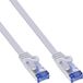 InLine patchkabel plat, U/FTP, Cat.6A, wit, 0, 5m