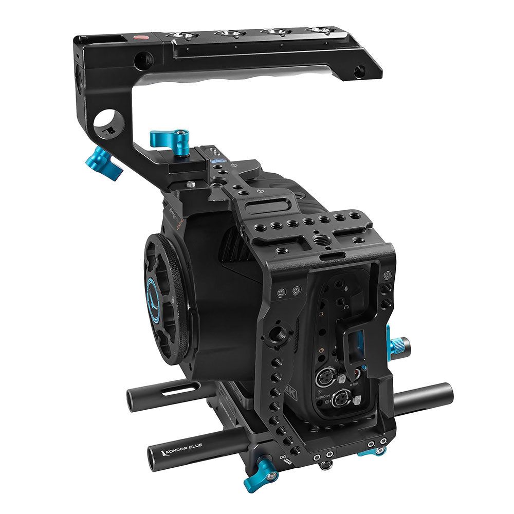 Kondor Blue Blackmagic Pocket 6K Pro Base Rig - Raven Black