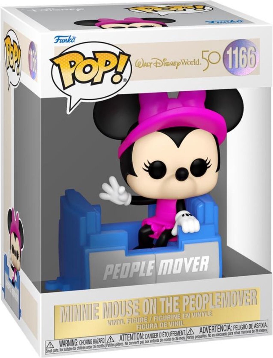 Funko DISNEY - Bobble Head POP N° 1166 - WDW50 - People Mover Minnie