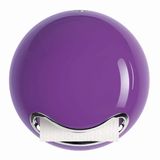 Spirella Toiletrolhouder Wandmontage – Glanzend Paars ABS Kunststof Toiletpapierhouder met Chromen Accent – WC-Rolhouder Ø 185 mm