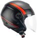 CGM 167m Flo Dot Long Screen Open Helm Zwart M2