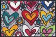 Kleen-Tex Wash+Dry Design Wasbare Deurmat - With Love - 40 x 60cm