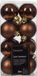 Decoris Kerstbal kunststof d4 cm esprss 16st kerst