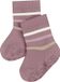 FALKE Multi Stripe Noppen op de zool katoen huissokken baby rood - maat 80-92