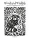 Woodland Wildlife: A Monochrome Coloring Book of Forest Animals