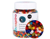 INNSPIRO Glazen stenen, rond, geglazuurd, 3,8 mm, 500 g, ca. N5