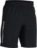 Under Armour UA Tech Woven Wordmark Short-BLK Jongens Sportbroek - Zwart - Wit