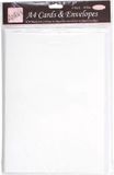 Docrafts Anita's A4 Cards & Envelopes White