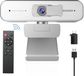 N940P webcam USB 2.0 PC, argenté, avec mise au point automatique et microphone