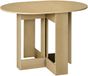 HOMCOM Table de salle à manger pliable - Panneau de particules - 104x76x73,7cm - Chêne