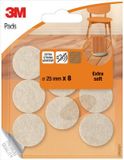 3M SP84A21 protecteur de sol pour meubles 8 pièce(s) Rond Beige Fibre